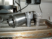 Spindle and cutters